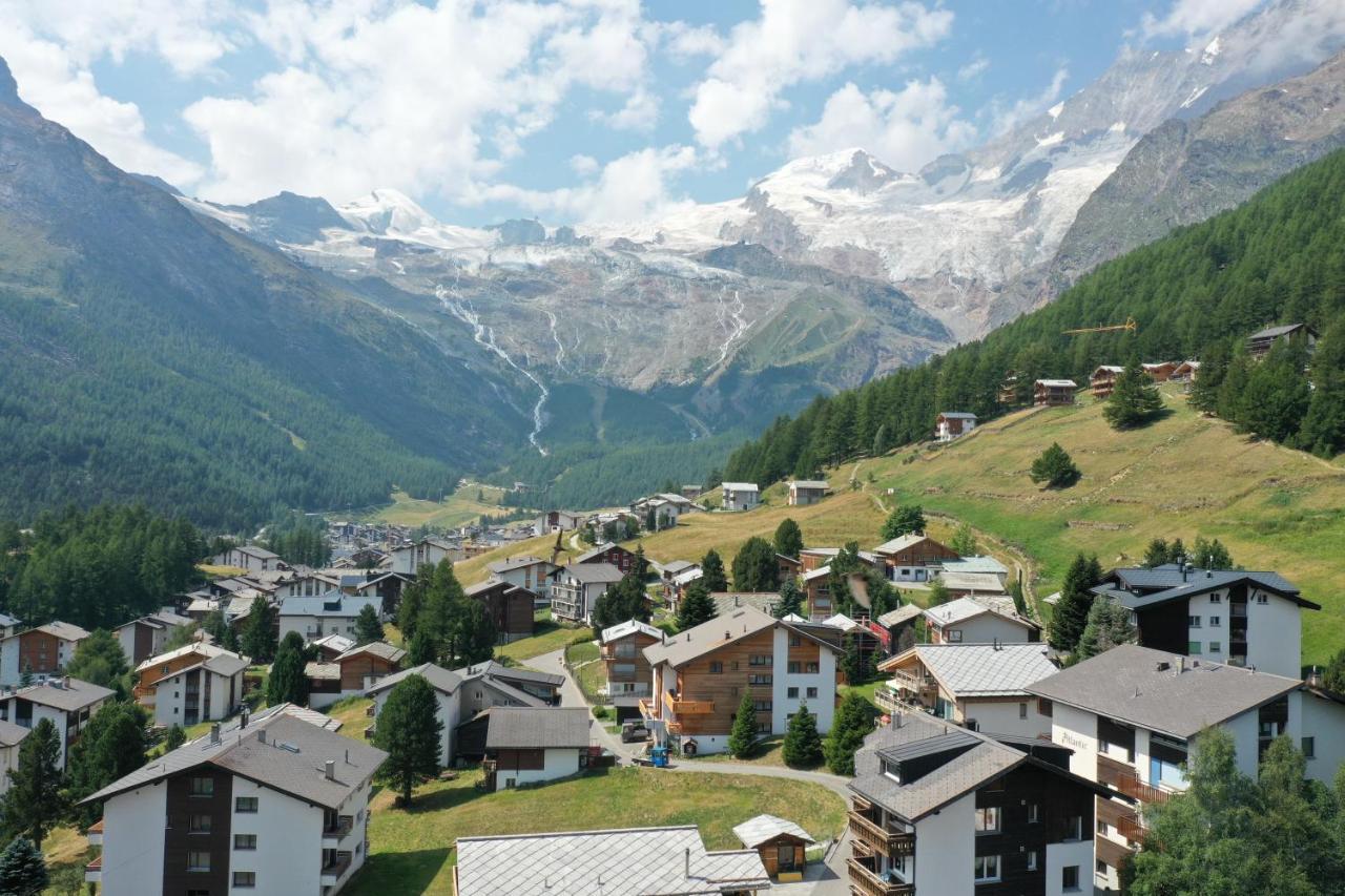 Kuscheliges Nest Fuer Zwei: Guenstiges Studio In Den Schweizer Alpen 萨斯费 外观 照片